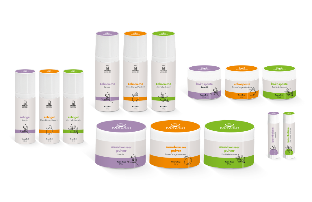 Fluoridfreie Zahnpflege Die natürliche basische Zahnpflege ohne Fluorid, mit natürlichen Inhaltsstoffen und 100 % naturreinen ätherischen Ölen. Ideal für die ganze Familie.